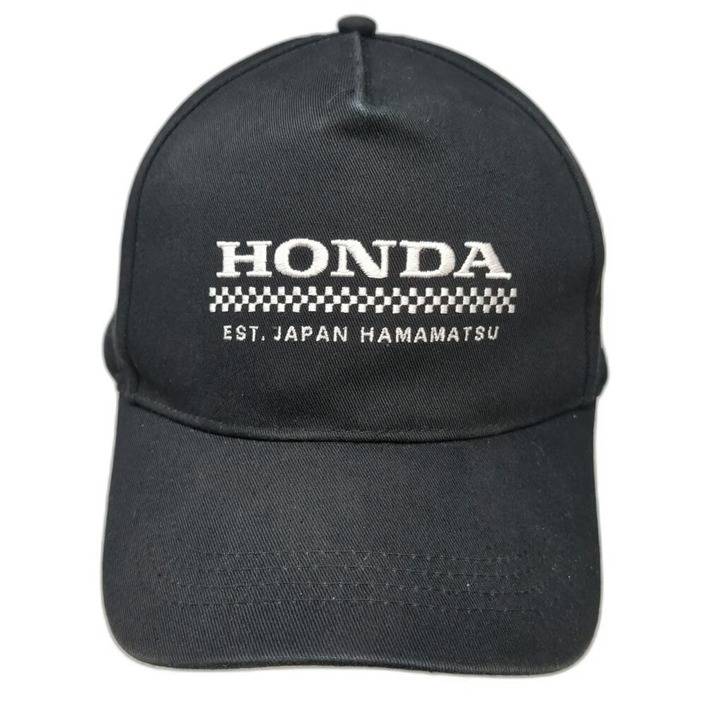 Honda 5 Panel Black One Size Snapback Japan Flag Hamamatsu Logo Motorsports Hat